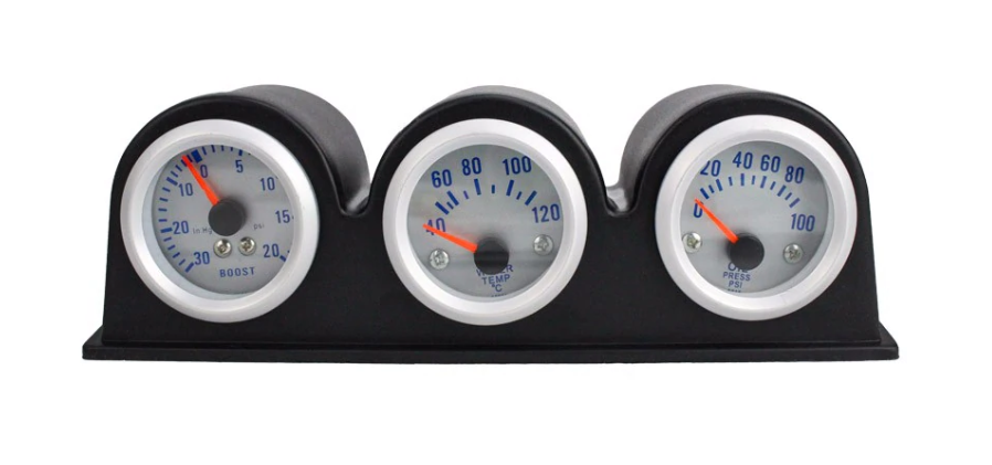 Triple Gauge Kit (Boost, Water T, Oil P) - Boosted Kiwi