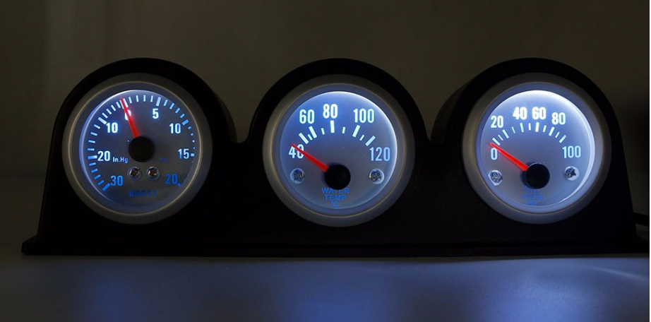 Triple Gauge Kit (Boost, Water T, Oil P) - Boosted Kiwi