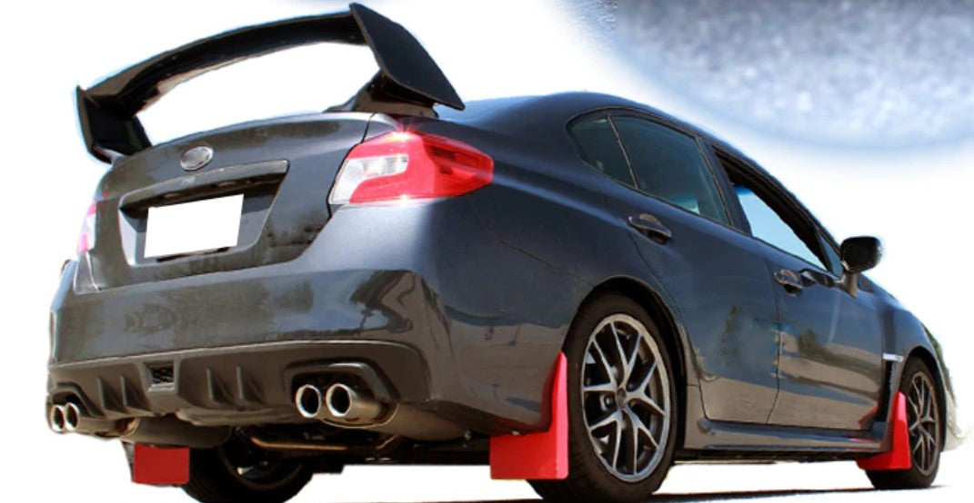 Universal / Subaru Mudflaps / Splash Guards / Mudguards - Red or Black - Boosted Kiwi