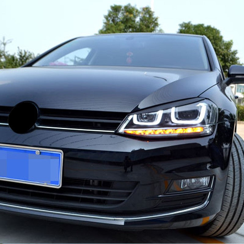 VW Golf Mk7 GTI / R Eyelids - Black or White - Boosted Kiwi